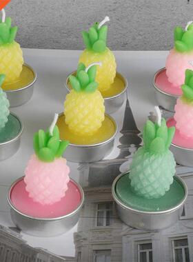 6Pcs Candle Fruit Shaped Cake Candle Happy Birthday Fancy