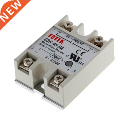 24V-380V 40A 250V SSR-40 DA Solid State Relay Module 3-32V D
