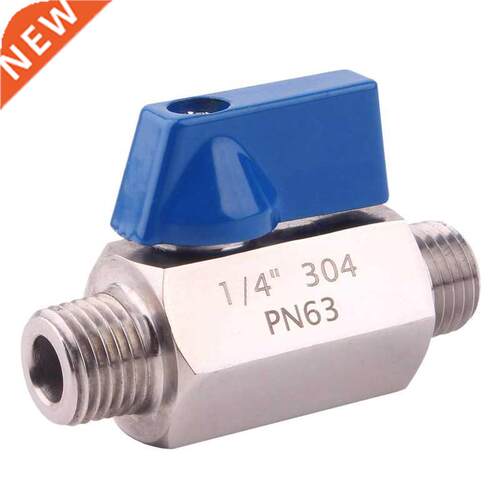 Stainless Steel Ball Valve - 1/4 Inch NPT Thread Male Small