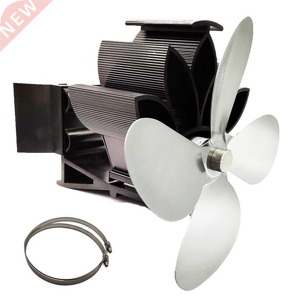 Heat Powered Stove Fan Upgrade Designed Silent Operation wi