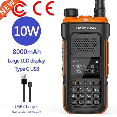 NEW 10W Baofeng UV-10R High Power 8000mAh Walkie Talkie Dual