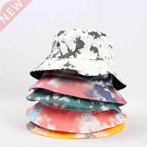 1PC Double-sided Wearing Cap Visor Rainbow Color Bucket Hat