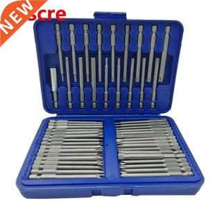 50pcs Screwdriver Bit Set Extra Long Screwdriver Kit Hex Sta
