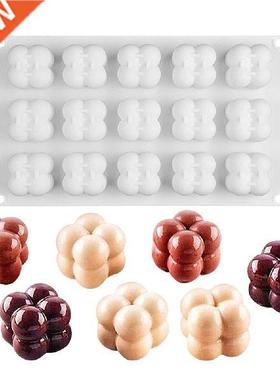 Practical Magic Cube Cake Mold 15 Cavity Silicone Fondant