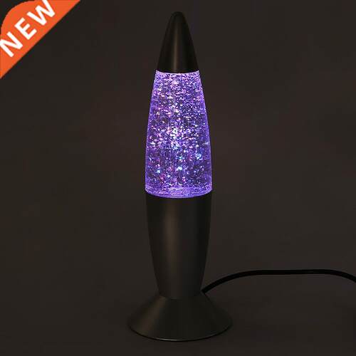 New Brand 1pc 3D Rocket Multi Color Changing Lava Lamp RGB L