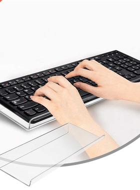 Keyboard Stand Transparent Acrylic PC Keypad Holder Ergonomi
