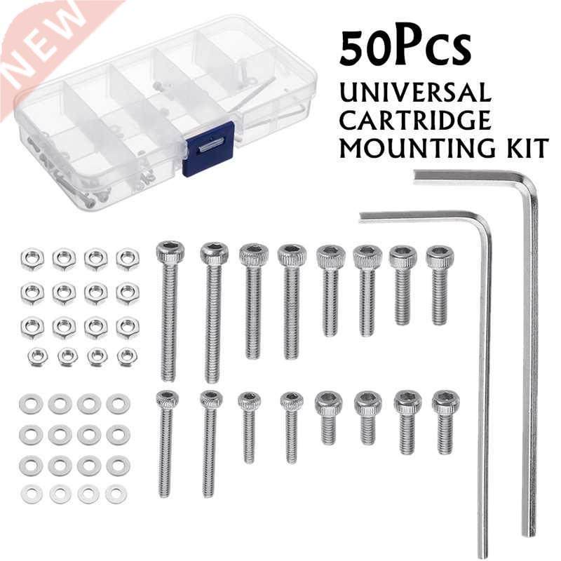 50pcs/set M2.5 Universal Turntable Headshell Cartridge Mount