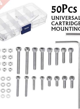 50pcs/set M2.5 Universal Turntable Headshell Cartridge Mount