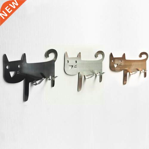 Kitchen Wall Door Metal Hook Keys Hanger Cats Tail Four