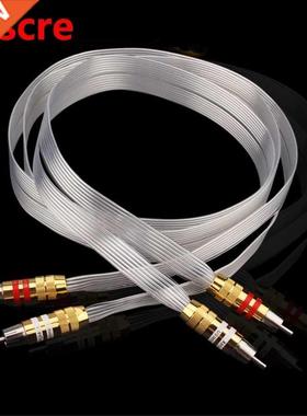 Preffair Pair Nordost OCC silver plated RCA interconnect cab