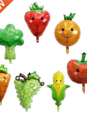 Aluminum Mylar And Latex Balloon Fruit & Vegetable Shape