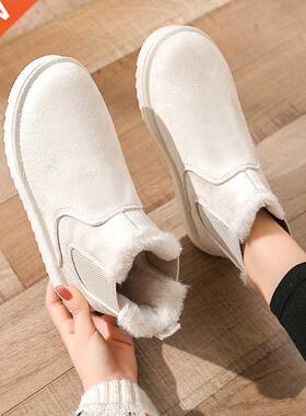 Snow Boots For Women Women's Low Shoes Flat Heel Booties Lad