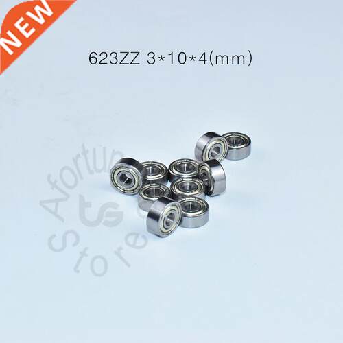 10pcs 623ZZ 3*10*4(mm) free shipping chrome steel Metal Sea