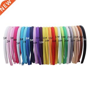 Red Blue Green Pink Satin Headband for Women girls Kids Hair