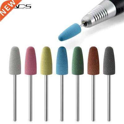 KADS 7pcs/4pcs Rubber Silicon Milling Cutter Nail Drill Bit