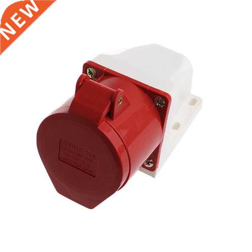 32 Amp 5pin Industrial Plug & Wall Socket 240-415V Weath