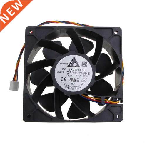 Spherical Bearing 210CFM High Speed Fan 12GHE12cm DC12V 2.7A