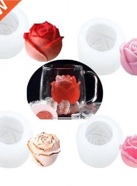 1pcs Rose Flower Silicone Cndle Molds Resin Cly Sop Mold
