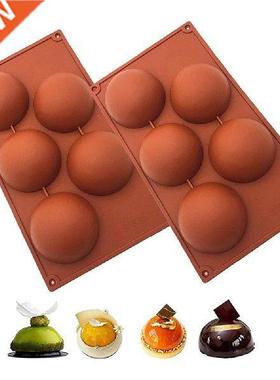 3D Hemispherical Silicone Mold 5 Hole Food Grade Baking