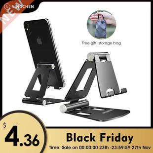 LINGCHEN Phone Holder Stand for iPhone 11 Xiaomi mi 9 Metal