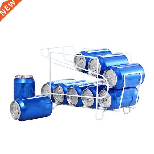Creative Double-layer Desktop Can Rack Refrigerator Cola