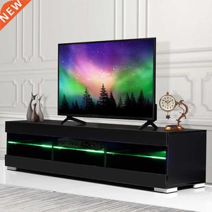 57'' TV Cabinet Modern LED TV Stands Living Room Furniture D