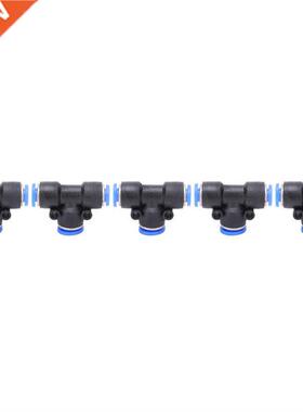 50Pcs 3-Way Pneumatic Connector Quick PU Tube Hose Push in A