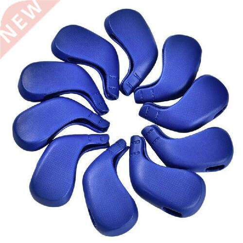 8 Pcs/Set Golf Iron Head Covers Set TPE Open Window