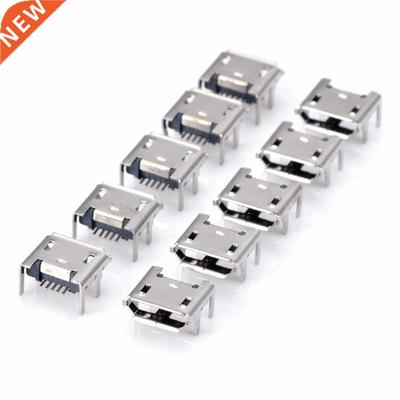 10pcs Micro USB Female Socket 5pin Type B 4 Legs Soldering C