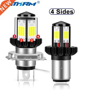 H4 BA20D LED Hi Lo Beam Motorcycle Headlight Blubs Moto Ligh
