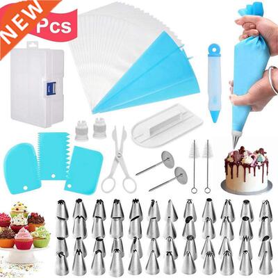 82pcs Cake Decorating Kit Supplies Set Tools Piping Tips Pas