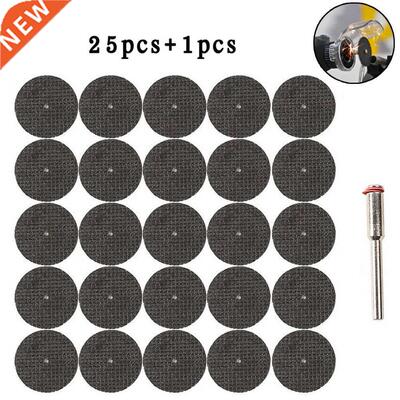 26pcs 32mm Cutting Disc With Mandrel Fiberglass Reinforced C