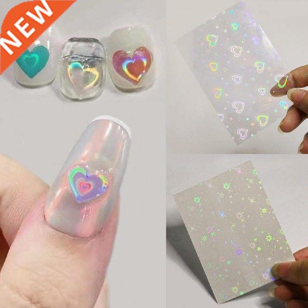 Nail Sticker Love Het Pattern DIY Manicure Decorations