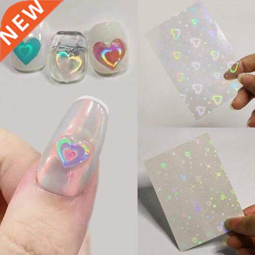 Nail Sticker Love Het Pattern DIY Manicure Decorations