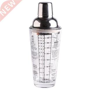 Cocktail Shaker Transparent Scale Bar Shakers Cup Wine