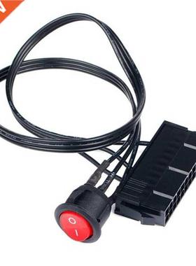 5Pack 50cm Cable Copper Tin Wire 24-Pin Female ATX PSU PC Po