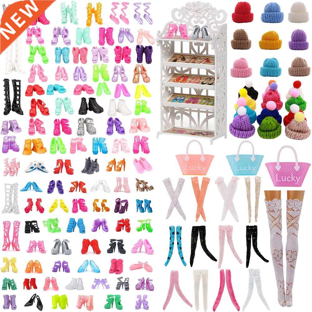 40Pcs Different High Heel Shoes Boots Fit For 11.8 Inch Barb