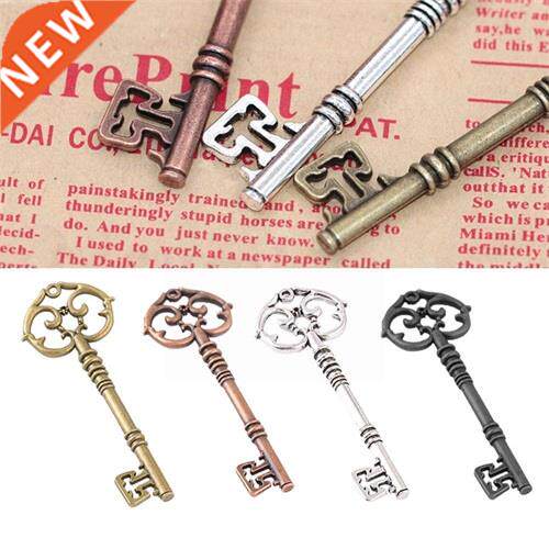 1PCS Antique Bronze/Gold/Silver Color Key Charm Pendants