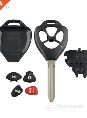 4 Button Remote Car Key Fob Shell Case Cover Replacement Wit