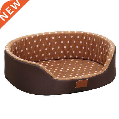 Dog Bed Warm Dot Pattern Top Quality Dog House Sofa Kennel