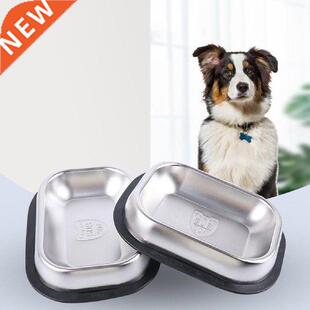 Pet 304 Stainless Steel Feeding Bowls Non-slip