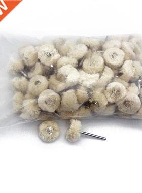 10pcs 3mm 2.35mm Wool Polishing Brush Buffing Wheel Grinding