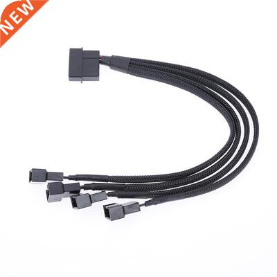 27cm 4pin Molex To 4 Way 3Pin/4Pin Splitter Cable Fan Adapte