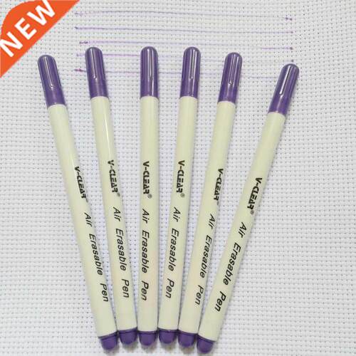 6 Pcs Purple Air Erasable Pen Fabric Paint Marker Chaco Ace
