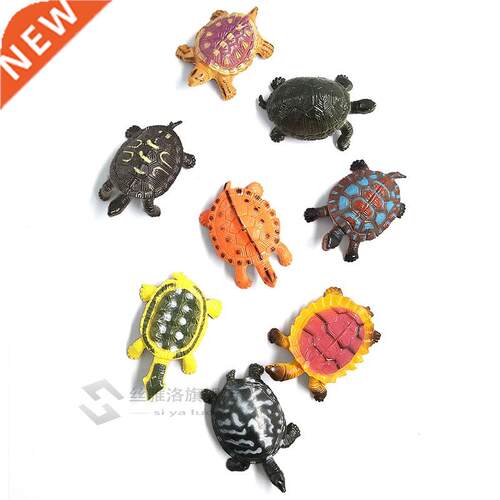 Kawaii Simulation animals statue Sea Turtle Crab model Figur