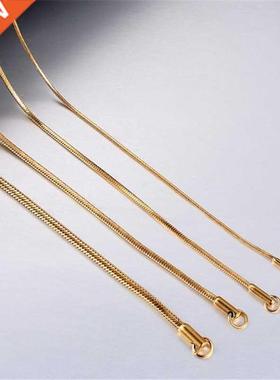 ASON Inoxidable Gold Chains 1mm 2mm mm Classic Style Snake