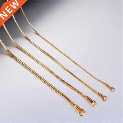 ASON Inoxidable Gold Chains 1mm 2mm mm Classic Style Snake