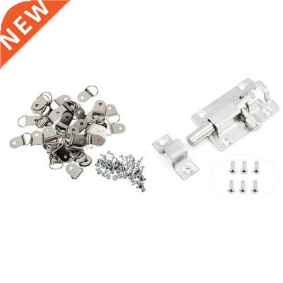 50 Pcs Medium D-Ring Picture Frame rap Hangers with Screws