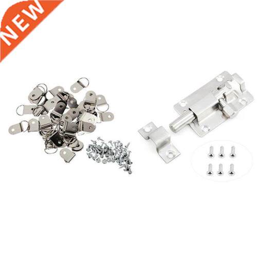 50 Pcs Medium D-Ring Picture Frame rap Hangers with Screws