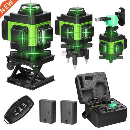 4D 16 Lines Laser Level 3° Self-leveling Machine USB Rec